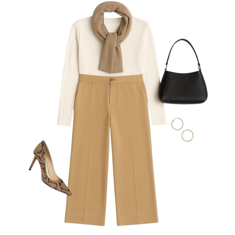 Vince Silk Blend Wide Leg Cropped Satin Pants Beige Women's 00 NWT Luxe Pant